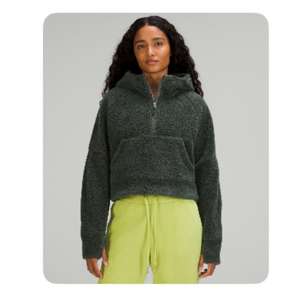 Lululemon fleece half zip hoodie